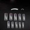TSZS Nail Art Tools 500 PCS Artificial False Nail Tips Square Transparent Nail Half Cover Personal Art Tips