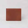 Premium portable content in leather business card holder hipster wallets for men