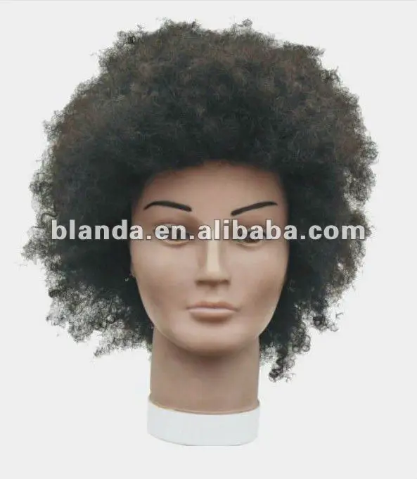 african hair mannequin head