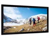Black Velvet Fixed Frame Projector Screen/6 piece Frame Home Cinema Aluminum Alloy Projector Screen