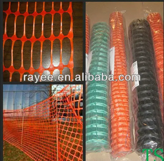 red plastic mesh fencing