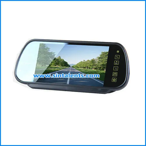 5 Inch digital touch button waterproof auto car reverse monitor