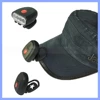 4 LED Clip Swivel Cap Helmet Head Torch Light Lamp Fishing Camping Flashlight