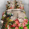 Young people cotton vivid beautiful digital printed duvet cover set