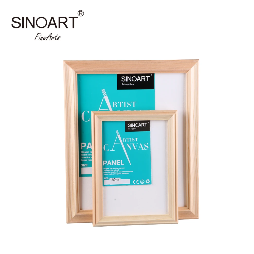 Diy Frame Color Painting Art Canvas Panel Wood Frame Set,Wooden Photo