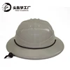 Khaki Plastic Jungle Adventure Hat with Strip