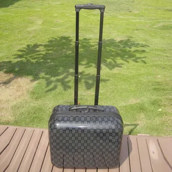 printed luggage trolley