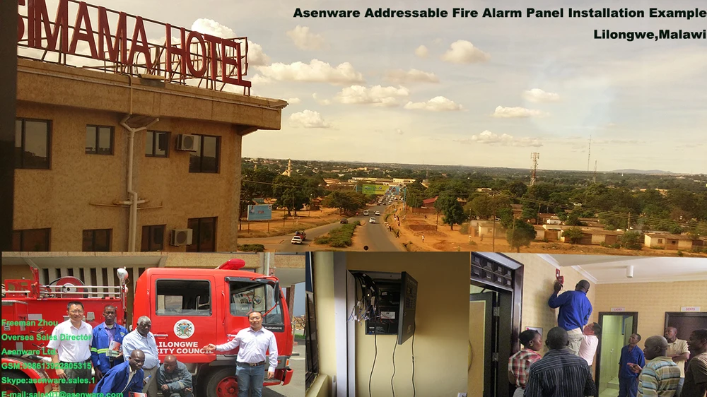 Addressable Fire Detection Alarm & FM200 Fire Suppression Control Panel