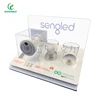 Customized Logo Acrylic Home Light White Display Stand With LED