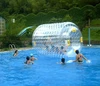 Funny water games inflatable water roller, inflatable water rolling ball for sale