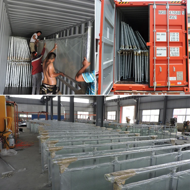 Galvanized powder high quality euro costed decorative prefabricated corrugated metal steel fence fencing