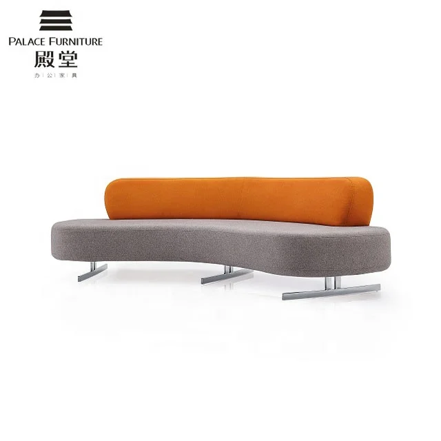 Half Circle Sofas Hotel Lobby Round Combination Sofa Designer Oval Shaped Settee Semicircular