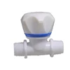 Blue and white wall mounted 1/2'' pp abs plastic stop water manifold valve with external thread