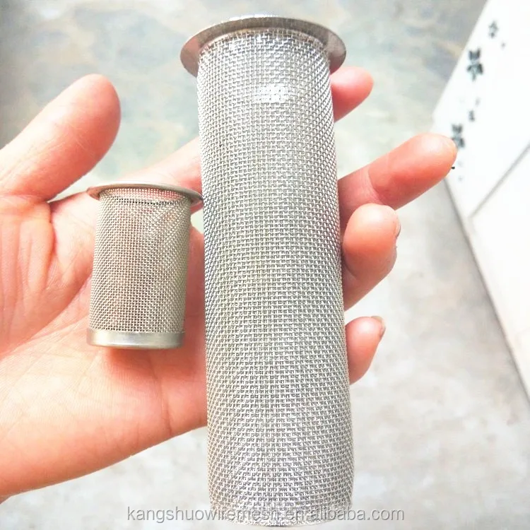 Stainless Steel 12mm/16mm Mesh Filter Guard Fish Shrimp Lily Pipe