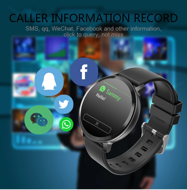 Hot Selling Smart Fitness Tracker Watch With Camera Pedometer Sleeping