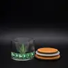 6ml Borosilicate Glass Concentrate Jar with Clear Plastic Cap