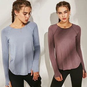 New Design Dri Fit Activewear Hot Sexy Women long sleeve Sports Yoga T Shirt New Design Dri Fit Activewear Hot Sexy Women long sleeve Sports Yoga T Shirt