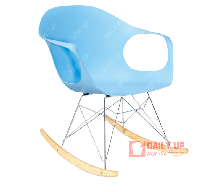 Plastic Rocking Chair Colorful Garden Chair for Outdoor Home Furniture