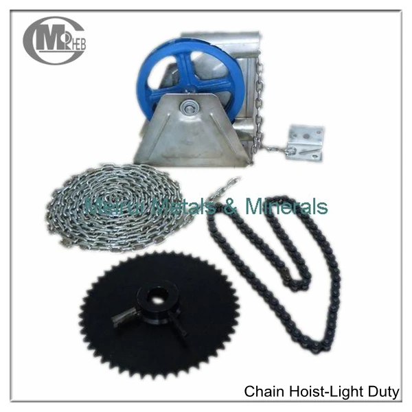 China Suppliers Roller Chain Sprocket/ Chain Hoist System Light Duty