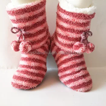 womens red slipper boots