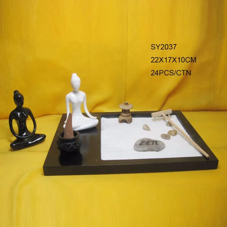 Handmade Mdf Craft Peaceful Mini Zen Garden Ornaments Buy Zen Garden