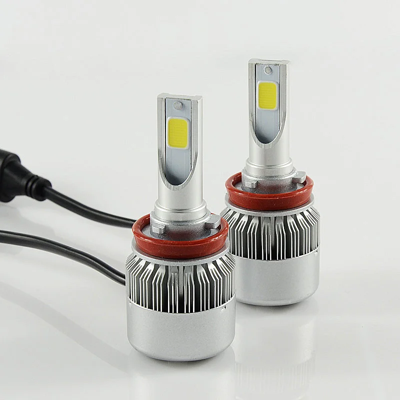 C6 Led Headlight Auto Light H1 H3 H7 H8/h9/h11 H16/5202 9005 9006 Led