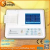High quality 3 Channel 12 lead ECG/EKG Machine with printer