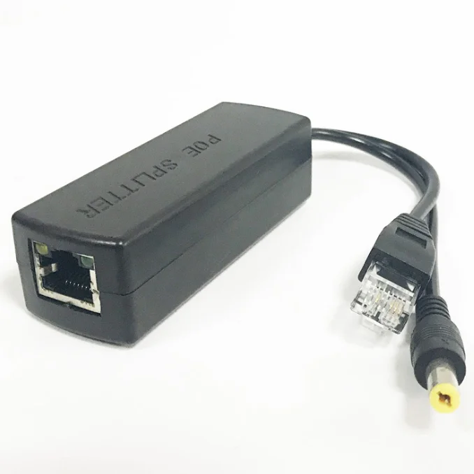 Active PoE Splitter Power Over Ethernet 48V to 12V 2.4A Compliant IEEE802.3 