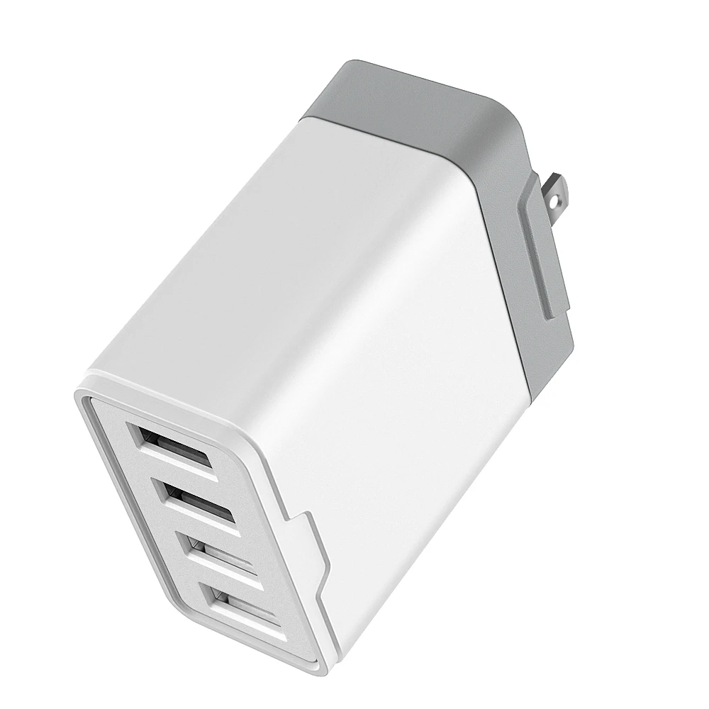 Multi Port USB Fast Wall Charger 4 USB  5V 4.8A quick Charge USB Travel adapter