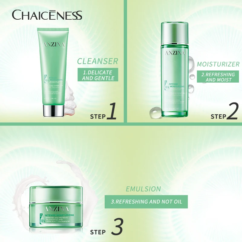 skin care set for dry skin