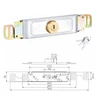Rolling shutter parts shutter built in lock