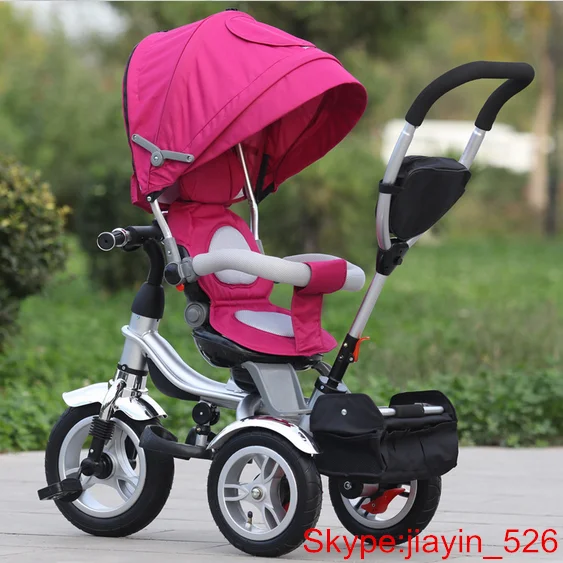 360 Degree Roated Seat Kids Metal Tricycle/children Baby Trikes For