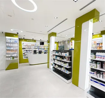 Retail Pharmacy Shop Interior Design Store Furniture Medical Display Cabinet For Sale Buy Medical Store Display Cabinet Store Furniture Pharmacy