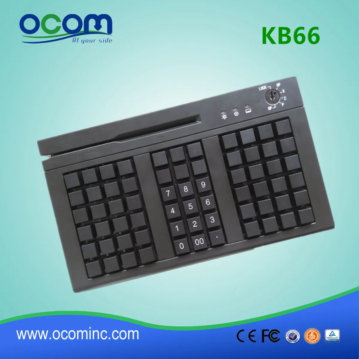 Kb66 Usb Ps/2 Port Pos Programmable Keyboard Buy Programmable