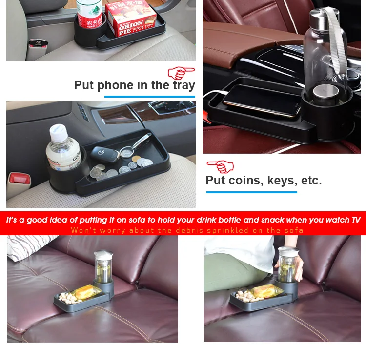 Hot Sale Removable Large Size Car Seat Gap Side Filler Organiser Sofa Couch Cup Holder Buy