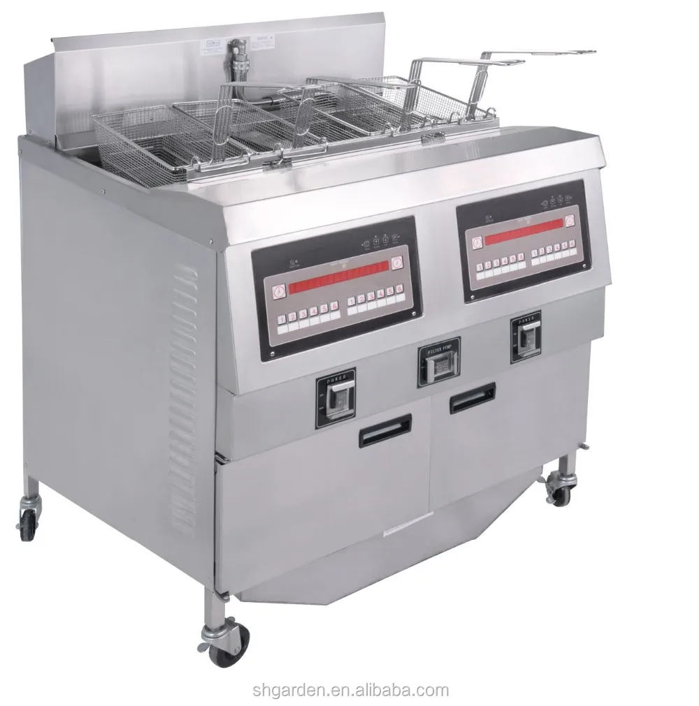 Ofg-322 Ce 2 Pots 4 Baskets Cnix Commercial Open Ventless Fryer For ...