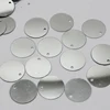 2019 high quality lace fabric PET silver 16mm flat Round loose sequin types in sequins for accessories