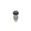 Brass male adapter push black color water jetting hose braided hose fitting