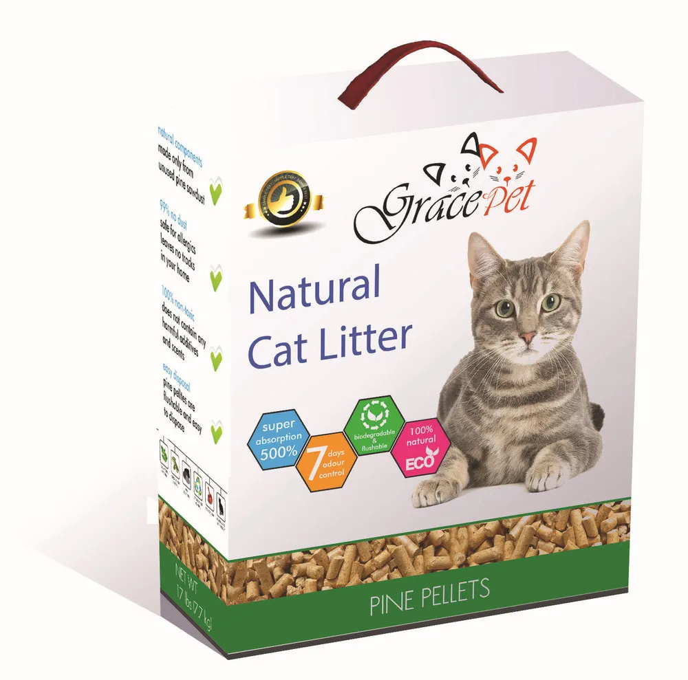Natural Pine Wood Pellet Hamster Bedding Cat Litter Buy Cat Litter