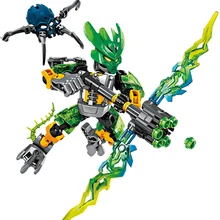 BIONICLE series XSZ 706 jungle Rock Water Earth Ice Fire protecto action figure Building Block Compatible