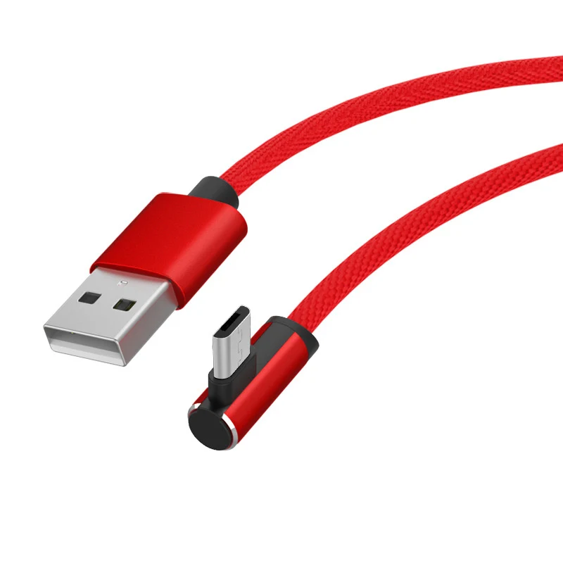 Doolike 2019 long line 1.8m fast charge Elbow phone charging cable micro usb data