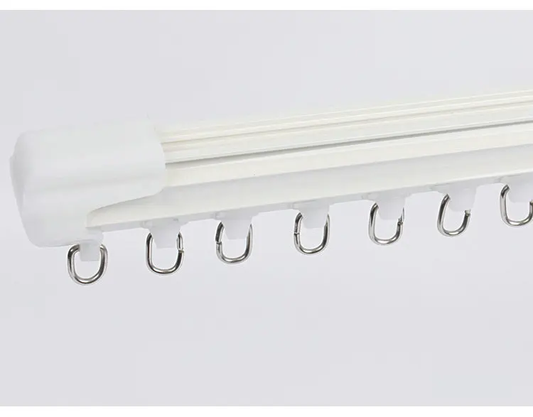 Home Decor Cheap Manual Flat Curtain Track For Living Room Curtain