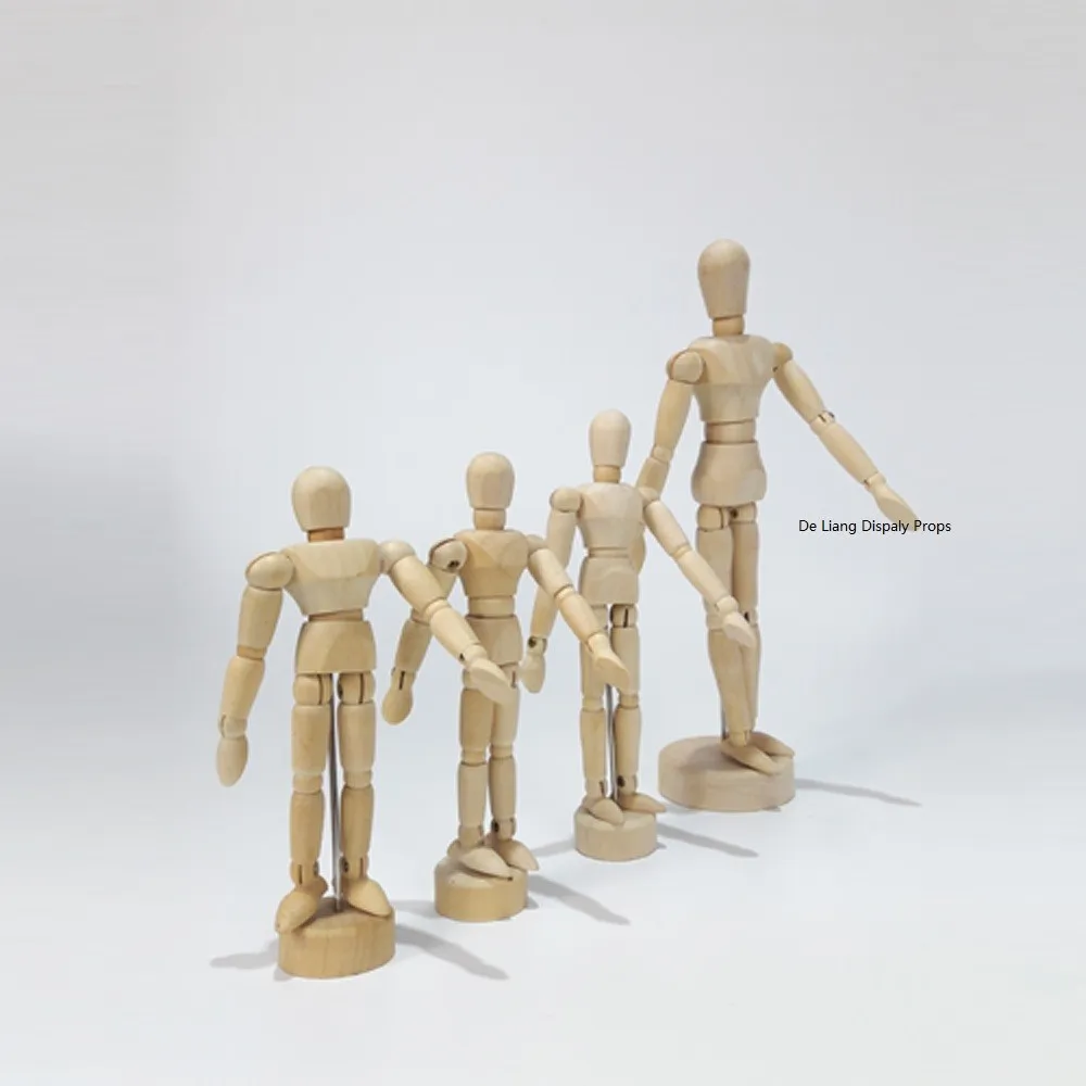 2019 Wooden Human Manikin For Display Tools Various Posture Adjustable