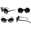 Fashion Vintage round shape frame sunglasses,leopard frame sunglasses(BSP3846)