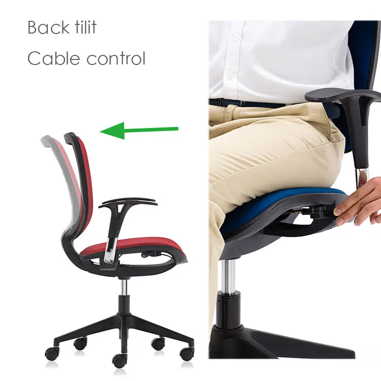 Cheemay cheap computer staff swivel office chair fabric wholesale