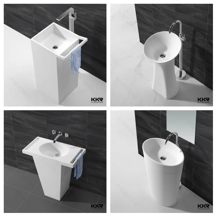 Portable Pedestal Wash Basin Floor Mounted Pedestal Wash Basin Floor Mounted