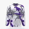 Volume Supply custom Team logo sewing pattern camo design ice hockey jersey