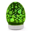 100ml 3D Glass Aromatherapy Essential Oil Diffuser With Starburst LED Changing Lights
