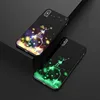 Luxury Luminous Tempered Glass Case For I phone X, 6/6s, 6/6s plus, 7/8, 7/8 plus Phone Cases Cover