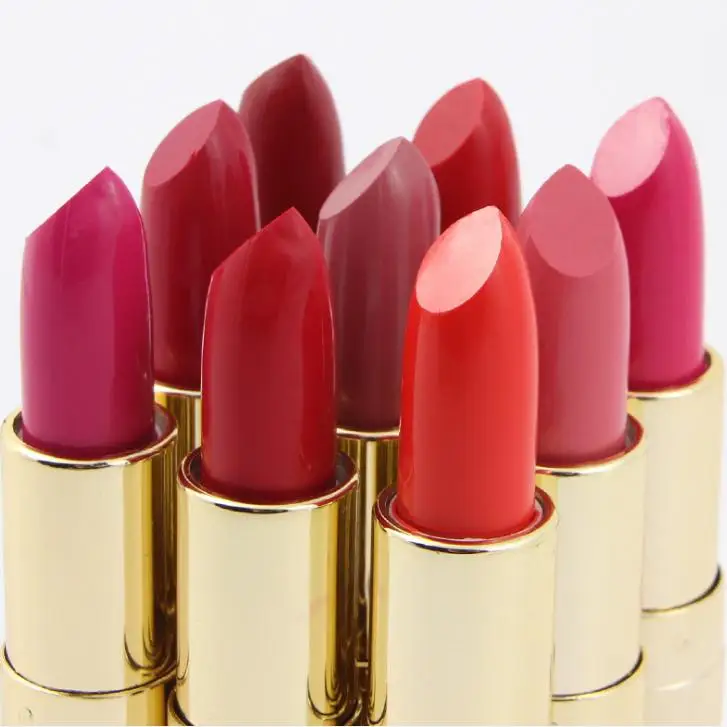 美妆 唇部彩妆  口红 关键词 miss rose 9 颜色纯色彩色口红防水蛔北